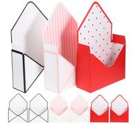 ifundom Flower Boxes Paperboard Storage and Carrying Boxes 9pcs Envelope Shape Easy to Carry and Store for Flowers and Plants and DIY Projects