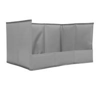 ifundom Foldable Dog Potty Pad Holder High Wall Pen Polyester Splash-proof Indoor Enclosure with Portable Tray for Puppy Potty Training at Home Stylish Modern Design 22.4x15.2x12inch