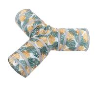 ifundom Foldable Three-way Channel Rabbit Tunnel for Small Animals, Interactive Hamster and Kitten Plaything, Lightweight Pet Tunnel Hideout for Indoor Use