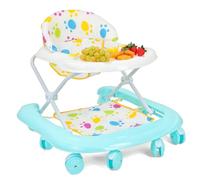 ifundom Foldable Walker with Music Activity Center for Interactive Learning with Comfortable Seat Smooth Wheels for Carpet Use Portable Walking Aid for Boys