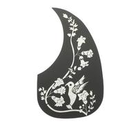 ifundom Folk Guitar Pickguard for Acoustic Guitar Protective Plate Impact Resistance Scratch Prevention Decorative Design Laser Printing and Bird Motifs