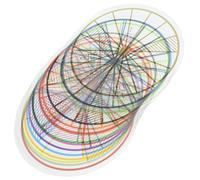 ifundom Fraction Teaching Discs 1/16 Size 10cm Math Learning for Educational Math Manipulative for Classroom and Homeschool