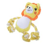 ifundom French Bulldog Dog Toys Heavy Duty Ball Rope Toy Squeaky Dog Chewing Interactive Tug No Squeaky Rope