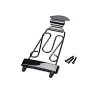 ifundom Ga412 6-string Metal Tailpiece Bridge with Screws for Jazz Archtop Bass Guitar DIY Parts