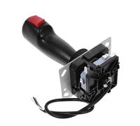 ifundom Game Machine Flight Joystick Controller Vibration Micro Circuit Board Sturdy PVC Aluminum Alloy Precise Control for Simulation