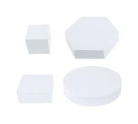 ifundom Geometric Jewelry Photo Props 4pcs Foam Squares Cosmetics Photo Prop Set