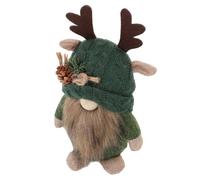 ifundom Gnome Decor Antlers Cute Holiday Gnome Figurine for Christmas Room Decorations Soft Material Unique Theme Table Centerpiece Adorable Holiday Decor