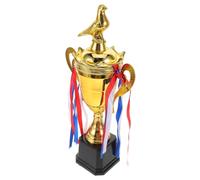 ifundom Gold Metal Award Trophy with Crown Top for Pigeon Competitions Durable Sturdy Build for Team Tournaments Soccer Football Basketball Match Prize Cup for