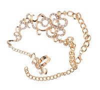 ifundom Golden Hollow Floral Barefoot Anklet Sandals for Alloy Foot Chain with Toe Ring Boho Beach Jewelry European Style Footwear Accessory for Summer and Weddings