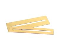 ifundom Golden Metal Fretboard Fret Protectors Essential Luthier Tool 2pcs Fingerboard Guards Protect Fingerboard during Fret Works and Diy for Guitar and Mandolin