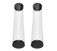 ifundom Golf Ball Storage Tubes 2pcs with PVC Cylinder Design, Portable Round Clear Plastic Beads Storage Containers for 5 Golf Balls, Course Use