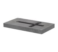 ifundom Graphite Cross Mold 5 Pcs Ingot Molds for Casting High Thermal Conductivity Impact Resistant DIY for Test Analysis and Teaching