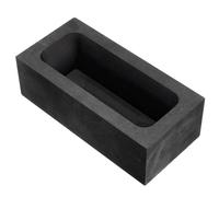 ifundom Graphite Melting Casting Mould Ingot Mold Black Molded High Purity Graphite Corrosion Resistance Impact Resistance for Emergency Heat Or Cold Usage Condition and School Science