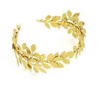 ifundom Greek Roman Laurel Leaf Golden Laurel Leaves Crown Tiara Costume Accessories Womens Leaf Headband Hair Comb Bridal Wedding Headpiece Hair Accessories, M, Metal