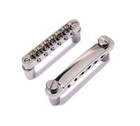 ifundom Guitar Bridge Guitar Saddle Bridge High Glossiness Zinc Alloy Die-cast Quick to Mount Great Performance for Playing Wonderful Music