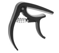 ifundom Guitar Capo for Acoustic and Electric Guitar, Ukulele Capo Clip with Spring Tension, Sturdy Black Metal Clamp, Fast Release Design, Essential Musical Instrument Accessory for Folk