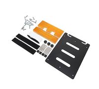ifundom Guitar Effector Board Module Black Wooden Effector Platform for Electric Guitar Single Board Accessory