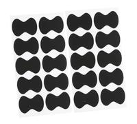 ifundom Guitar Eva for Acoustic and Electric Guitar Pick Supplies Pick Small 20pcs Black Grips with Anti-slip Adhesive for Easy to Carry and Convenient Use