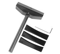 ifundom Guitar Fret Installation Tool Set 4-piece Fret Press Caul with Black Inserts for 7.25/9.5/12 Size Guitar Maintenance and Repair Kit for Musicians