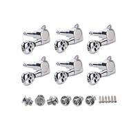 ifundom Guitar Machine Silver Metal Skull Shape Vintage Style Tuning Pegs Replacement for Old Tuning Pegs for Electric Guitar and Bass