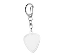 ifundom Guitar Pick Collection Box Heart Shaped Pick Holder Keychain Plectrums Storage Box Easy Organization Musicians Travel