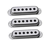 ifundom Guitar Pickup Protector 3pcs Metal Pickup Covers 48/50/52mm Holes Classic 6 Hole Design Scratch Plate Durable Easy to Maintain