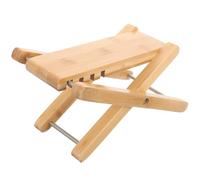 ifundom Guitar Portable Adjustable Footstool Foot Wooden Classical Stable for and with 4 Height Levels Application Elegant Design Rest Acoustic Guitars
