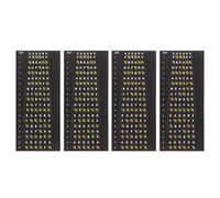 ifundom Guitar Skill Accelerator Electric Acoustic and Development for for 4pcs Black Fretboard Stickers, Pvc Note Decals with Positioning Guidance Beginners Practice