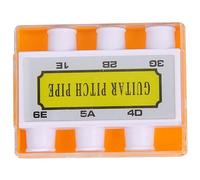 ifundom Guitar Tuner Pitch Pipe 6-hole Plastic Instrument Tuning Tool Replacement Part for Folk and Acoustic Guitars Musical Accessories