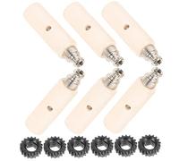 ifundom Guitar Tuning Machine Head Buttons 1:18 Ratio Guitar String Peg Gears Iron and Abs Lightweight Anti-slip Screw Design