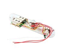 ifundom Guitar Wiring Harness Pre-wired Control Plate Way Switch and Knobs Circuit Board for Enhanced Sound Quality for Musicians and Luthiers