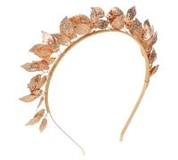 ifundom Hair Hoops Alloy Material Fine Workmanship Bridal Crown Elegant Leaf and Graduation Festival, Creating a Romantic Atmosphere for Wedding Hair Decor for Brides and Female Friends