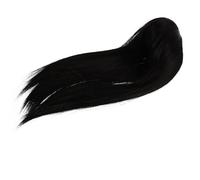 ifundom Hair Toppers for Women Natural Black Human Hair Frontal Extension Grey Coverage Lightweight Invisible Bangs Topper