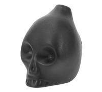 ifundom Halloween Skull Death Whistle Decoration Spooky Tabletop Ornament Unique Whistle for Modern Music Traditional Ceremonies Black Design Haunting Sound Instrument
