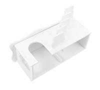 ifundom Hamster House with Ladder Platform Plastic Hideout Maze for Small Pets Guinea Pig Habitat Indoor Shelter Sleep Nest White Small Size