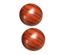 ifundom Hand Exercise Massage Balls for Joint Circulation Rosewood Acupoint Massagers, 2 Pieces, 5cm for Stress Relief and Muscle Flexibility Training