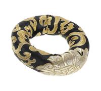 ifundom Handcrafted Black Tibetan Singing Bowl Cushion Pad 12cm Meditation Mat for Yoga and Prayer
