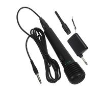 ifundom Handheld 2in1 Wired Wireless Microphone Versatile Singing Recording Presentation 6.3mm Jack Random Color