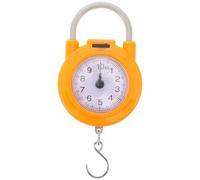 ifundom Handheld Portable Spring Luggage Scale with Hook High-precision Mini Electronic Weight Scale for Travel Home Fishing Yellow