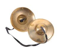 ifundom Handmade Copper Cymbals Bell Set for Music and Mindfulness, Lightweight and Portable Percussion Instrument with Delicate Pattern, Not Easy to Break or Rust, for Yoga