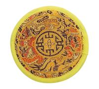 ifundom Handmade Nepalese Yellow Cloth Buddha Sound Bowl Cushion Pad 12cm Meditation Singing Bowl Accessory Tibetan Singing Mat for and Mindfulness