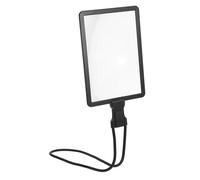 ifundom Hands-free Neck Magnifier with LED Light, 5x Large Full Page Magnifying Glass for Books and Documents, Adjustable Gooseneck Arms, Ergonomic Reading Aid for Seniors, Crafts,