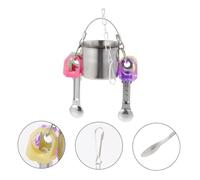 ifundom Hanging Bird Feeder Parrot Food Box Two-use Design Hanging Swing for Cage Garden Includes Bird Water Dish and Food Cup for Parrots