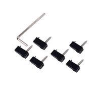 ifundom Headless Piano Top Pillow for Electric Guitar Triangle Metal Nut Block Clamp Screws String Lock for Strings Locking Nut Guitar Parts Accessories Sets