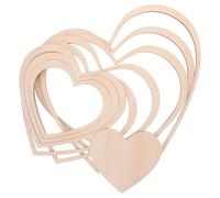 ifundom Heart Pottery Mold Set with Wooden Geometric Rail and Rim Shaping Guide, Ceramic Tools for Clay Blank Modeling and Pottery Centering, Suitable for Handbuilding and Crafting