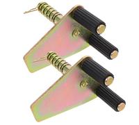 ifundom Heavy Duty Motorcycle Parking Foot Stand Pair, U-shaped Front Fork Support Attachment for Repair and Storage, Motorcycle Side Support Kickstand for Maintenance and Stabilizing