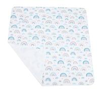ifundom High Chair Mat for Floor Nonslip Feeding Cushion Play Mat for Under High Chair Versatile Rainbow Design for Easy Cleanup and Safety