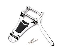 ifundom Hollow Body Archtop Vibrato Bridge Genuine Chrome Tremolo Arm Perfect for Semi-hollow Jazz Guitars