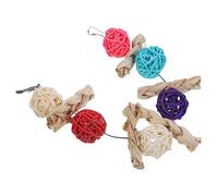 ifundom Household Bunny Interesting Molar String Chew for Rabbits Durable Grinding String for Chewing and Exercise Pet Owners Balls Included