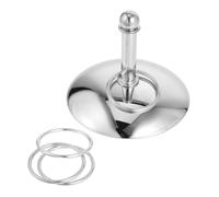 ifundom Interactive PET Parrot Training Toy Set 5 Stainless Steel Foraging Rings Educational Bird Toys for Parakeets and Cockatiels Suitable for Cage and Tabletop Play